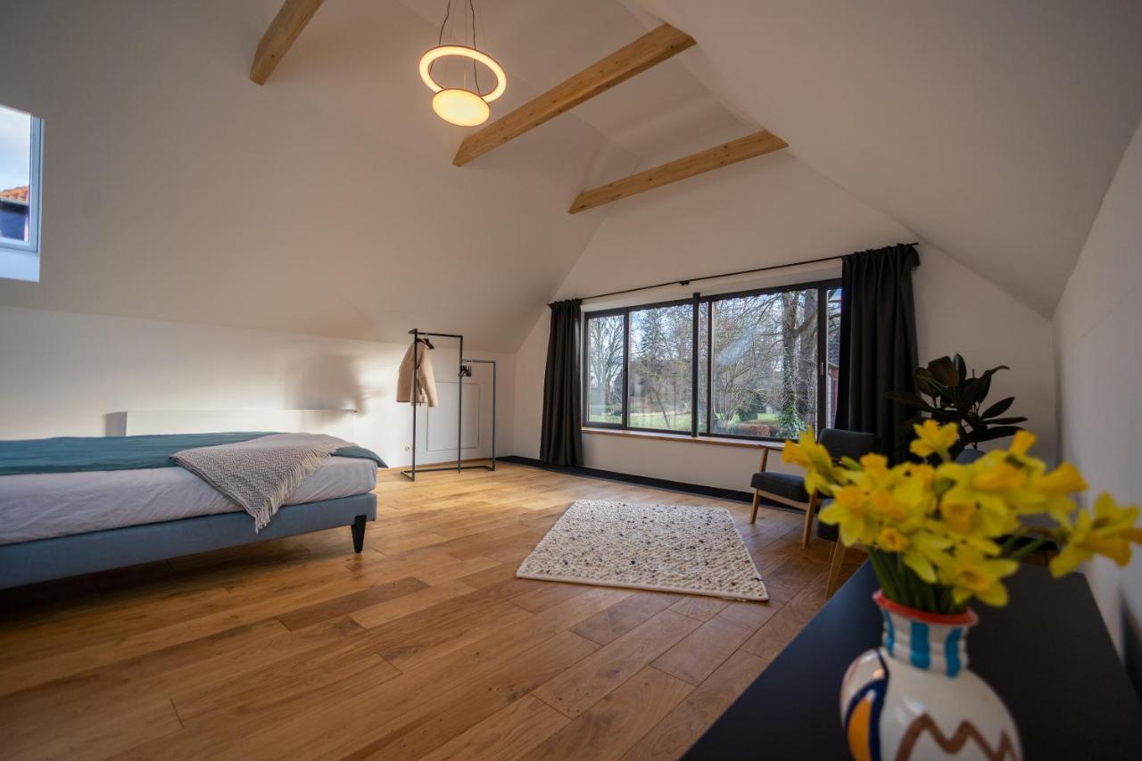 Modernes Ferien- Und Messezimmer In Idyllischer Lage Nordstemmen エクステリア 写真